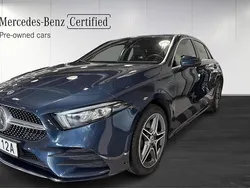 Svart Begagnad 2020 Mercedes A250 AMG line Halvkombi | 269 000 kr (Marknadspris)