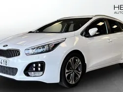 Vit (white) Begagnad 2018 Kia Ceed Sportswagon GT-Line Kombi | 139 900 kr (Marknadspris)