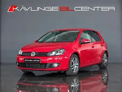 Röd Begagnad 2012 VW Golf VII Halvkombi | 139 900 kr (Marknadspris)