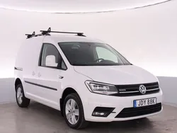 Vit (candyvit) Begagnad 2020 VW Caddy Minibuss | 249 000 kr (Bra pris)