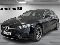 Svart Begagnad 2022 Mercedes A250 AMG line Halvkombi | 269 900 kr (Bra pris)