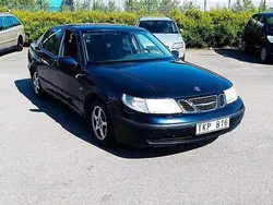 Mörkblå (blå) Begagnad 2002 Saab 9-5 Linear Sedan | 14 900 kr (Dyr)