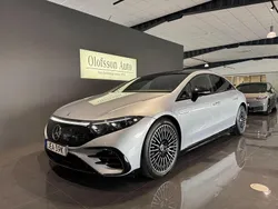 Silver Begagnad 2022 Mercedes EQS450+ Premium Halvkombi | 679 000 kr (Bra pris)