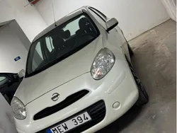 Vit Begagnad 2013 Nissan Micra Halvkombi | 49 000 kr (Marknadspris)