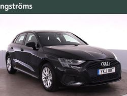 Svart Begagnad 2022 Audi A3 Sportback Proline Halvkombi | 239 000 kr (Marknadspris)
