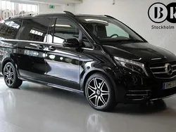 Svart Begagnad 2018 Mercedes V250 AMG Minibuss | 499 900 kr (Dyr)