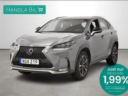 Grå Begagnad 2016 Lexus NX300h Sport Line SUV | 239 900 kr (Marknadspris)