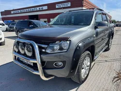 Grå (gråmetallic) Begagnad 2014 VW Amarok Highline Pickup | 179 500 kr (Dyr)