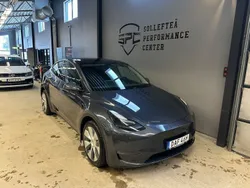 Grå Begagnad 2021 Tesla Model Y Long Range SUV | 369 900 kr (Bra pris)