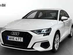 Vit Begagnad 2023 Audi A3 Sportback Proline Halvkombi | 259 000 kr (Marknadspris)