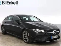 Svart Begagnad 2020 Mercedes CLA200 Shooting Brake AMG Kombi | 284 900 kr (Marknadspris)