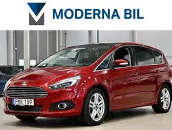 Röd Begagnad 2015 Ford S-MAX S Minibuss | 179 400 kr (Marknadspris)