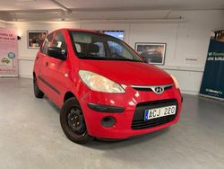 Röd Begagnad 2008 Hyundai i10 Base Halvkombi | 25 900 kr (Marknadspris)