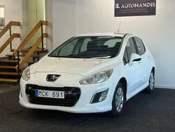 Vit Begagnad 2011 Peugeot 308 Halvkombi | 54 900 kr (Marknadspris)