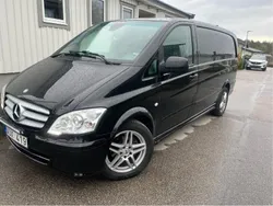 Svart Begagnad 2013 Mercedes Vito Minibuss | 93 000 kr (Bra pris)