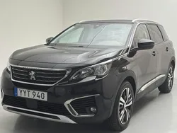 Svart Begagnad 2018 Peugeot 5008 Allure Minibuss | 179 800 kr (Bra pris)