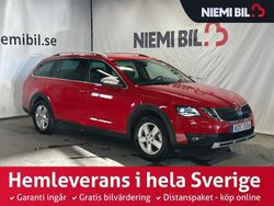 Röd Begagnad 2018 Skoda Octavia Scout Kombi | 284 900 kr (Marknadspris)