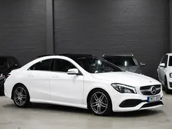 Vit Begagnad 2018 Mercedes CLA200 AMG Sportkupé | 229 900 kr (Marknadspris)