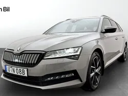 Grå Begagnad 2023 Skoda Superb SportLine Kombi | 374 900 kr (Dyr)