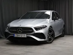 Silver Begagnad 2024 Mercedes A200 Advanced Plus Halvkombi | 379 000 kr (Dyr)