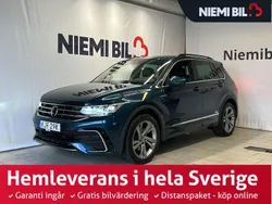 Blå Begagnad 2021 VW Tiguan R-line SUV | 344 900 kr (Dyr)