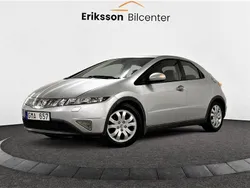 Silver Begagnad 2007 Honda Civic Sport Halvkombi | 39 900 kr (Marknadspris)