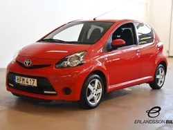 Röd Begagnad 2014 Toyota Aygo Halvkombi | 64 900 kr (Marknadspris)