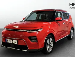 Röd (red) Begagnad 2022 Kia Soul EV Advance SUV | 269 900 kr (Lite dyr)