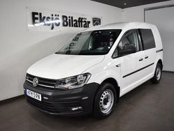 Vit Begagnad 2020 VW Caddy Minibuss | 139 500 kr
