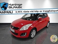 Röd Begagnad 2013 Suzuki Swift Halvkombi | 69 995 kr (Bra pris)