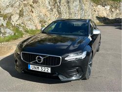 Svart Begagnad 2018 Volvo V90 R-Design Kombi | 339 000 kr (Lite dyr)