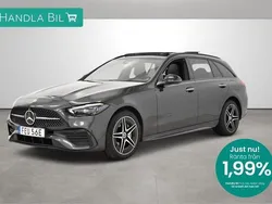 Grå Begagnad 2022 Mercedes C300e AMG Kombi | 409 900 kr (Superpris)
