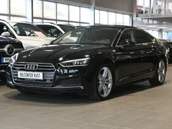 Svart (brilliantsvart metallic) Begagnad 2017 Audi A5 Sportback S-Line Halvkombi | 269 000 kr (Marknadspris)