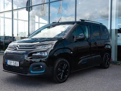 Svart Begagnad 2023 Citroën e-Berlingo Shine Minibuss | 279 000 kr (Bra pris)