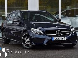 Mörkblå Begagnad 2016 Mercedes C220 AMG Kombi | 274 900 kr (Lite dyr)