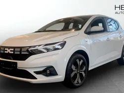 Vit (white) Ny 2025 Dacia Sandero Expression Halvkombi | 219 900 kr (Bra pris)