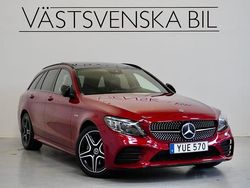 Röd Begagnad 2018 Mercedes C220 AMG Kombi | 319 000 kr (Dyr)