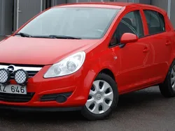 Röd Begagnad 2008 Opel Corsa Halvkombi | 51 900 kr (Lite dyr)