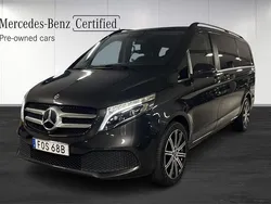 Mörkgrå (grey) Begagnad 2022 Mercedes V250 Avantgarde Minibuss | 599 000 kr (Bra pris)