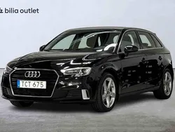 Svart Begagnad 2018 Audi A3 Sportback Sport Halvkombi | 149 900 kr (Marknadspris)