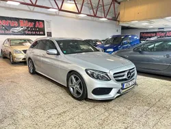 Silver Begagnad 2015 Mercedes C220 AMG line Kombi | 149 900 kr (Marknadspris)