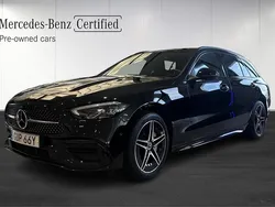 Svart Begagnad 2022 Mercedes C300e AMG Kombi | 419 000 kr (Bra pris)