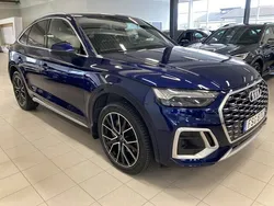 Navarrablå metallic Begagnad 2021 Audi Q5 Sportback S-Line SUV | 369 900 kr (Superpris)