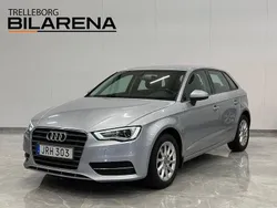 Silver Begagnad 2016 Audi A3 Sportback Attraction Halvkombi | 124 900 kr (Marknadspris)