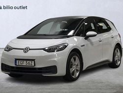 Vit Begagnad 2021 VW ID.3 Pro Halvkombi | 239 900 kr (Marknadspris)