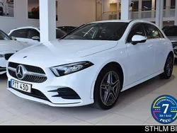 Vit Begagnad 2021 Mercedes A250 AMG Halvkombi | 319 000 kr (Marknadspris)
