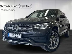 Grå (grey) Begagnad 2022 Mercedes GLC300e AMG line SUV | 519 900 kr (Lite dyr)