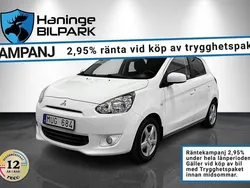 Vit Begagnad 2013 Mitsubishi Space Star Kombi | 59 900 kr (Marknadspris)