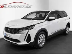 Vit Begagnad 2021 Peugeot 5008 Minibuss | 289 900 kr (Lite dyr)