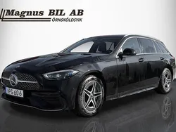 Svart Begagnad 2023 Mercedes C300e AMG Kombi | 559 900 kr (Marknadspris)
